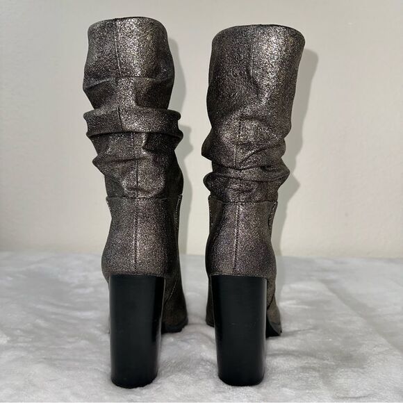 Katy Perry The Raina  Gunmetal Mid Calf Boot Size 9 - Picture 5 of 15